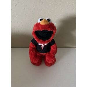 2010 Hasbro Let's Rock Elmo 14" Plush Sesame Street Untested No Cover
